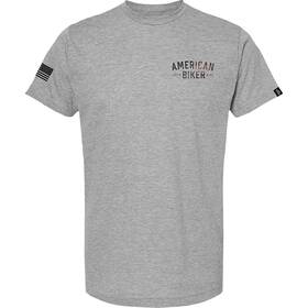 Abbrwbsam02s241gy2r American Biker Sam Active T-shirt - Red/white/blue 2xl