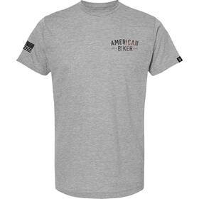 Abbrwbsam02s241gy4r American Biker Sam Active T-shirt - Red/white/blue 4xl