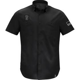 Abbsam07st74bkmr American Biker Sam Lightweight Shirt - Black/white Medium