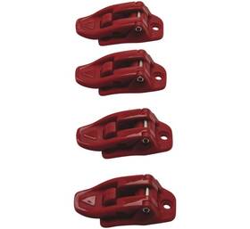 0408-0884-0901 Answer Buckle Kit For Ar1 Boots - Red/black