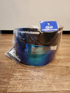 8003093001var Arai Sai Proshade Shield Mirror Blue Brand New