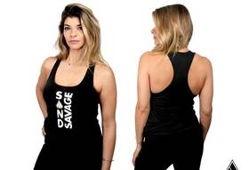 Aiasswt-2xl Assault Industries Womens Sand Savage Logo Tank Top