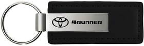 Kc1540.4ru Au-tomotive Gold Toyota 4runner Black Leather Key Chain