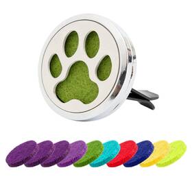Mc14220 Auear Group1 Dog Paw Car Diffuser Vent Clip - 30mm 11 Piece Set Print