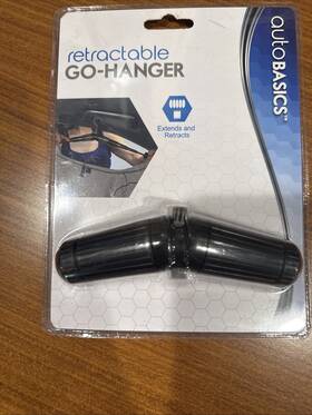 Autobasics 757558870806 Retractable Go-hanger For Your Car Automotive Clothing Hanger Free Shipping