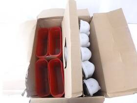 305443 Bd 20 Pack Medical Ref Sharps Collector Red 5.4 Quart Side Entry