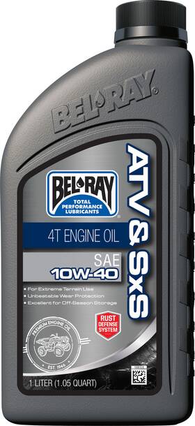 99050-b1lw Bel-ray Atv Trail Mineral 4t Engine Oil - 10w40 1l