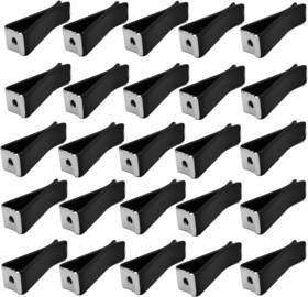 Betterjonny 750319035452 100 Pieces Square Head Car Air Vent Clips Decorative Auto Black