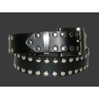 Bla1013m Hot Leathers Studded Leather Belt Black Medium