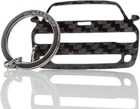Bs-893 Blackstuff Carbon Fiber Keychain Keyring Ring Holder Compatible With Challenger Black