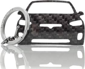 Bs-962 Blackstuff Carbon Fiber Keychain Keyring Ring Holder Compatible With Model X