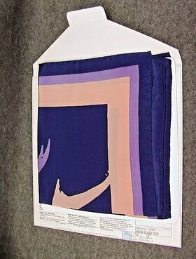 80169420536 Bmw M Style Silhouette Silk Head Scarf 34 Inch Square Pn - Free Shipping