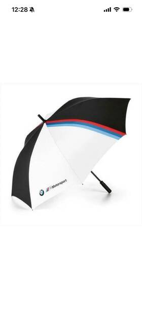 80232461135 Bmw New Genuine Motorsport Umbrella White/black 48 Inch Large Imported