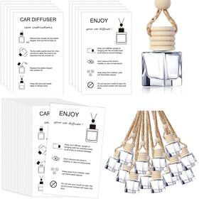 Hi-boao-265971 Boao 50 Sets Hanging Car Air Freshener 1 Count Pack Of White Card