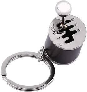 Heepddi5q74gk0py-02 Brand Heepdd Car Shifter Keyring Creative Auto Gear Model Keychain Black