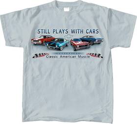 Brand Joe Blow 648650241956 Chevy Chevelle Camaro Nova And Impala Muscle Car T-shirt X-large Grey