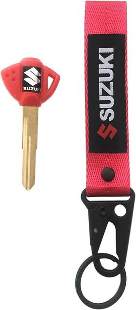 Brand Meld 604851518174 Motorcycle Key Blank Uncut Blade For Suzuki Gsxr 600 750 1000 Gsx1300r Red