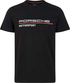 304491016-100-240 Brand Porsche Motorsport Mens Black T-shirt Xx-large