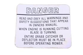 315513 Briggs & Stratton New Oem And Danger Decal Nos