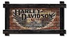 Brk21 Meissenberg Signs Motorcycles Logo Brick Look Sign Wood Frame