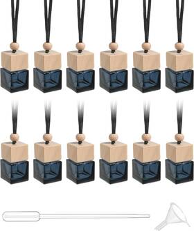 1364hsfxxsp001 Bylikeho 12pcs Hanging Car Air Freshener Diffuser Automotive Use Black
