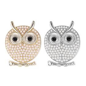 Pjl-0090-03 Cairiac Owl Car Air Freshener Vent Clip 1 Count Pack Of 2 Gold Silver