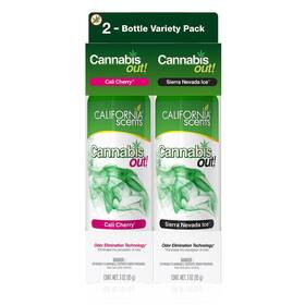 California Scents 091400040895 Car Air Freshener Cannabis Out Spray By 3 Ounce Pack Of 2