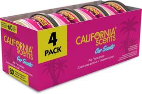 Can-007-4 California Scents Air Freshener 4-pack Car Coronado Cherry