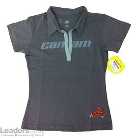 4532520607 Can-am Spyder Motorcycle Hugger Polo Short Sleeve Shirt Womens/ladies Medium M