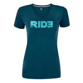 4542040689 Can-am Womens Ride T-shirt Medium Teal