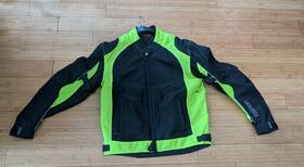 16-3136 Castle 1 Mens Pulse Motorcycle Jacket Street Bike Riding Coat Removable Armor