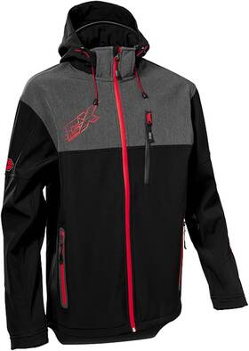 Castle X 008061210185 Mens Casual Barrier Lightweight Jacket - Red/black Medium
