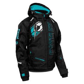 71-4829 Castle X Strike Womens Jackets 2xl Black/turquoise