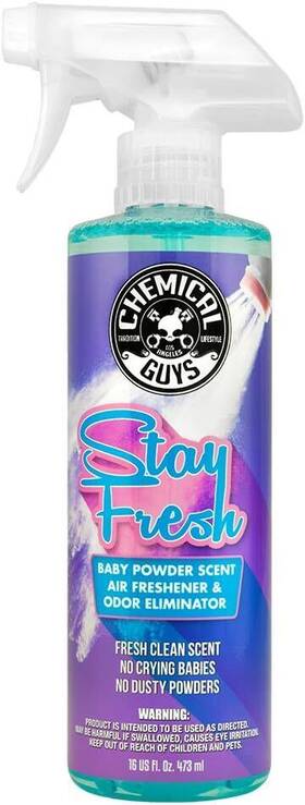 Air23416 Chemical Guys Stay Fresh Baby Powder Scented Premium Air Multicolor