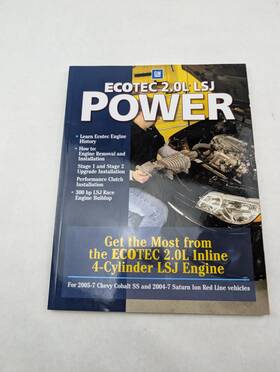 88958686 Chevrolet Performance Ecotec 2.0l Lsj Power Book