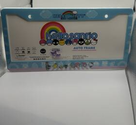 Chroma 689603789972 Sanrio Hello Kitty Car License Plate Auto Frame Badtzmaru Pompompurin Keroppi