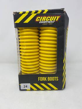 Ss003-001 Circuit Equipment Fork Boots - 24 Teeth Yellow