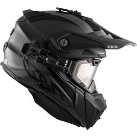 512603 Ckx Titan Carbon Fiber Air Flow Snow Helmet With 210 Goggles Md Black