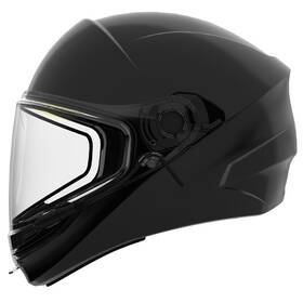 515357 Ckx Contact Solid Helmet With Electric Double Lens 3xl Mat Black