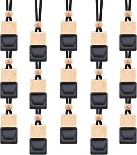 Constore-aroma-1 Constore 15 Pcs Hanging Car Air Freshener Bottle Empty Essential Oil Diffuser