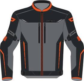 Cortech 097261261295 Mens Speedway Aero-tec Jacket Sm Gun/orange Aerotjkorg Sml