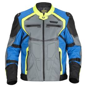 8917-0106-06 Cortech Hyper-tec Jacket - Blue/ Hi-viz/ Gunmetal Large