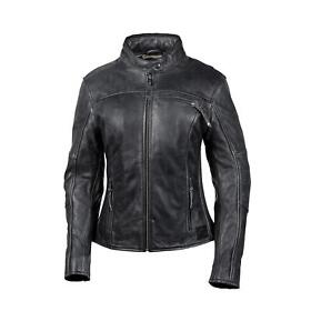 8374-0105-87 Cortech The Lolo Womens Leather Jacket Xl Plus Black