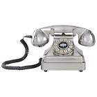 Cr62-bc Crosley Kettle Classic Desk Phone Brushed Chrome 710244276214
