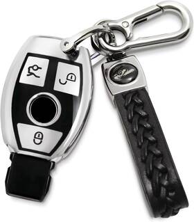 Creativity 724184856115 Key Cover Sheepskin Metal Chain Type A Case Silver