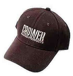 86361b Crower Cap Black Wool With White Performance Products Logo