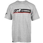 Crp-16tgp-wh-xx Yamaha New Mens Ready Set Ride Tee Shirt Gray Large