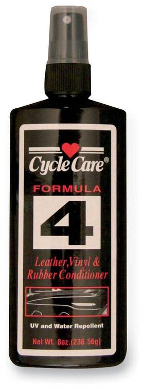 04008 Cycle Care Formulas Formula 4 Leather Vinyl And Rubber Conditioner - 8oz