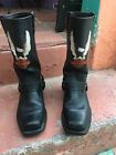 D95354 Harley Davidson Genuine Mens Slip On Motorcycle Boots Size
