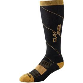 D.100.5555.028.sm Dakine Berm Tall Crew Socks - Black/tan Small/medium
